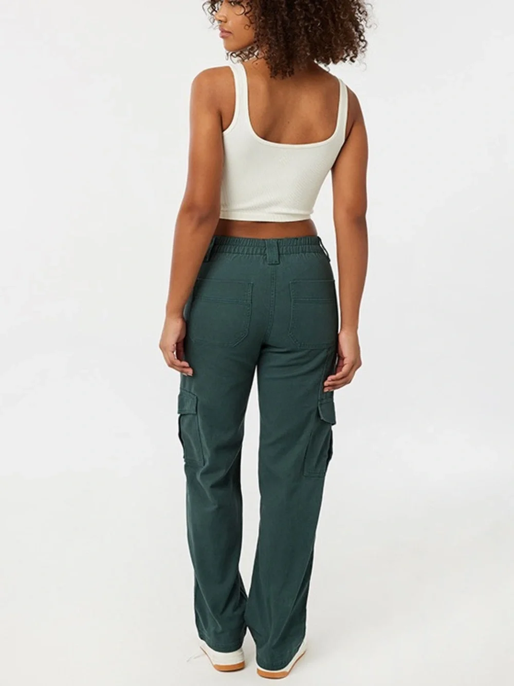 Ardene Cargo Pants - Dark Teal color - Picture 2 of 3